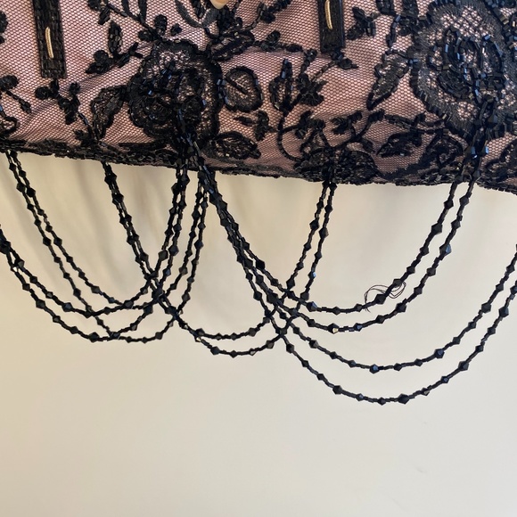 Vintage Valentino Garavani Beaded Lace Tote - Picture 5 of 15